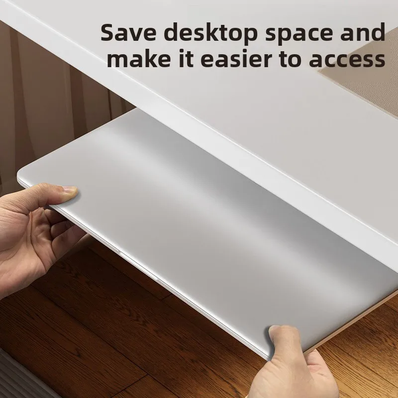 Under The Table Storage Rack Laptop Bracket Creative Simple Metal Bracket Invisible Rack