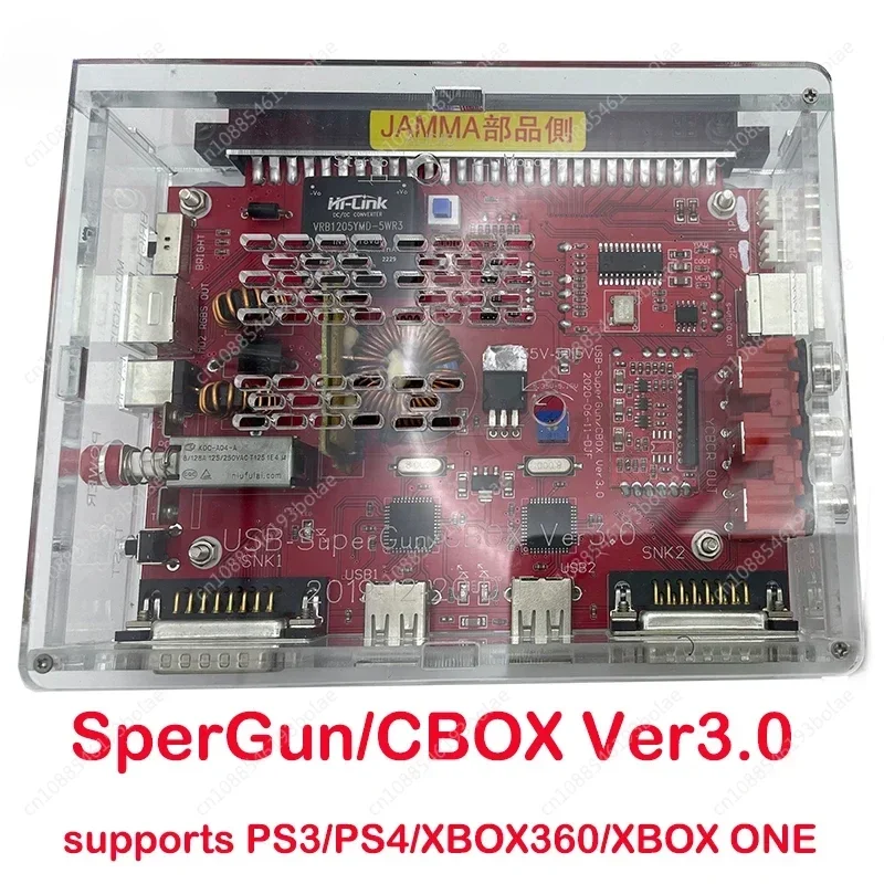 SperGun/CBOX Ver3.0 Supports PS3/PS4/XBOX360/XBOX ONE Controller and Joystick for Arcade Board/SNK/IGS Deck USB Interface