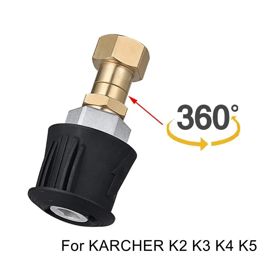 Anti Winding Adaptor For Karcher K2 K3 K4 K5 High Pressure Wash Hose To Wash Gun M22