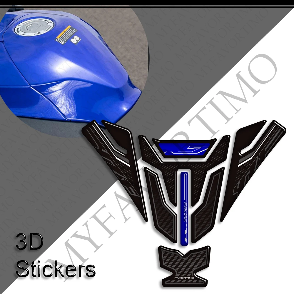 Motorcycle Tank Pad TankPad Cap Grips Gas Fuel Kit Knee Stickers Decals Protector Fairing Fender For YZF-R7 YZFR7 YZF R7 2026