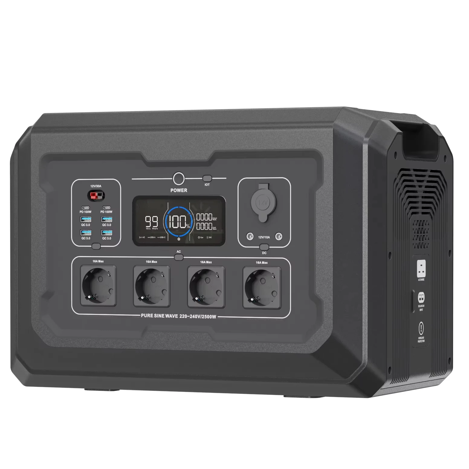 

New Energy Solar Power Station Outdoor Emergency Portable Power Station 2400w Power Station