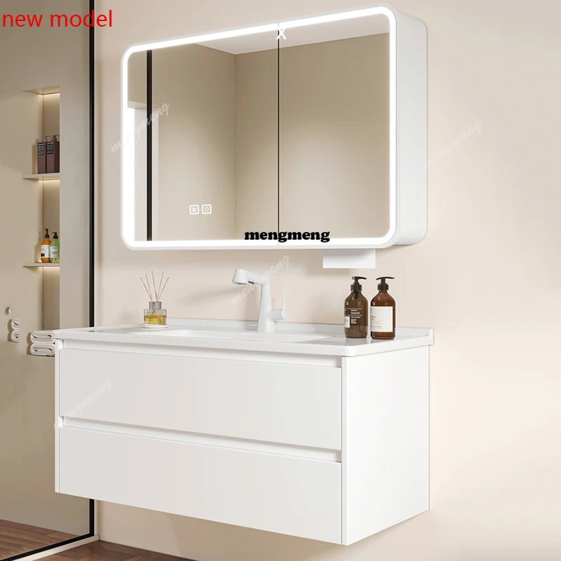 

H134Organizer Bathroom Cabinet Drawers Waterproof Storage Vanity Bathroom Cabinet Washroom Luxury Bad Schrank Home Furniture