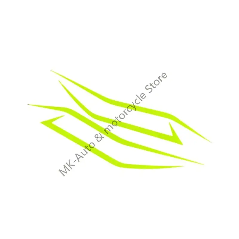 F62f farol motocicleta adesivo decorativo à prova d'água resistente a UV decalque adesivo para estética bicicleta