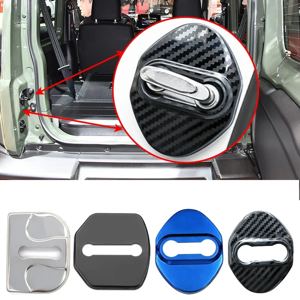 Protection anti-rayures pour serrures de portières de voiture, compatible Suzuki Jimny Sierra Safari JB33 JB43 JB53 JB64 JB74, accessoires extérieurs auto