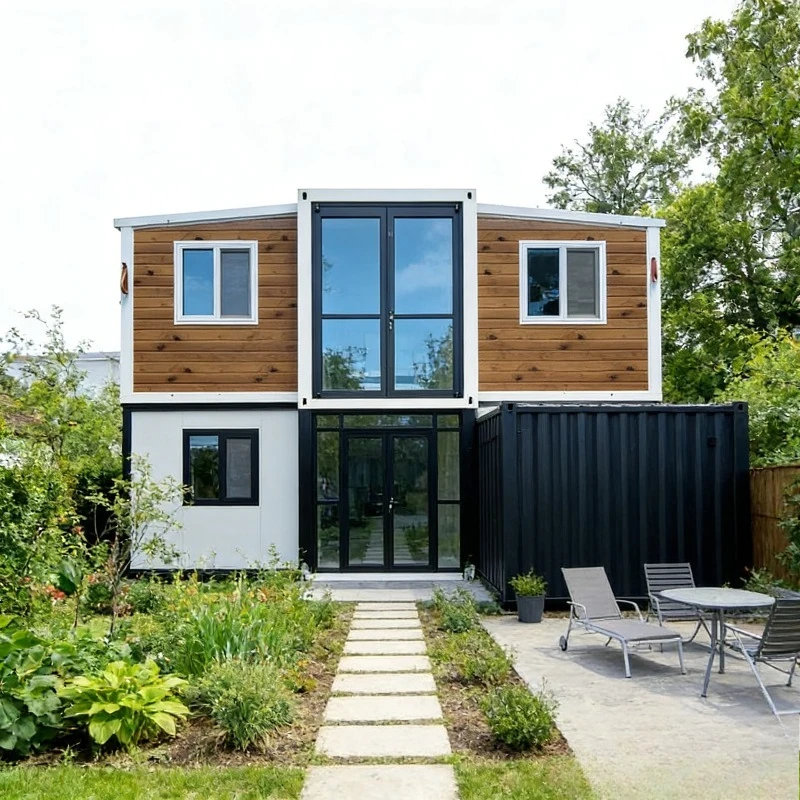 Wholesale 20 Ft Prefab Folding Shipping Container House With Bathroom China Good Price Steel Material