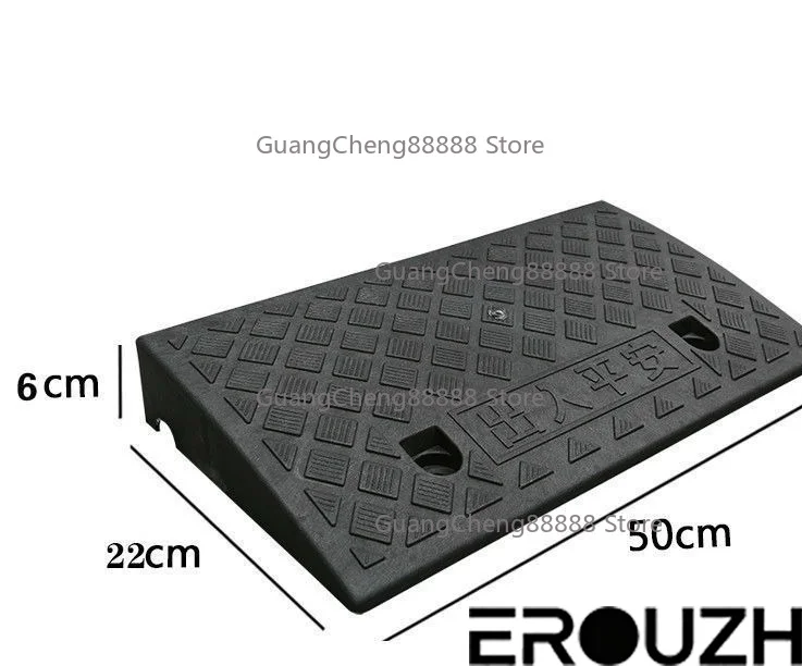 Durable Portable Threshold Ramp 3–10cm Height, Anti-Slip Surface for Car, Motorcycle, Wheelchair, Pets, Doorstep, Curb Access