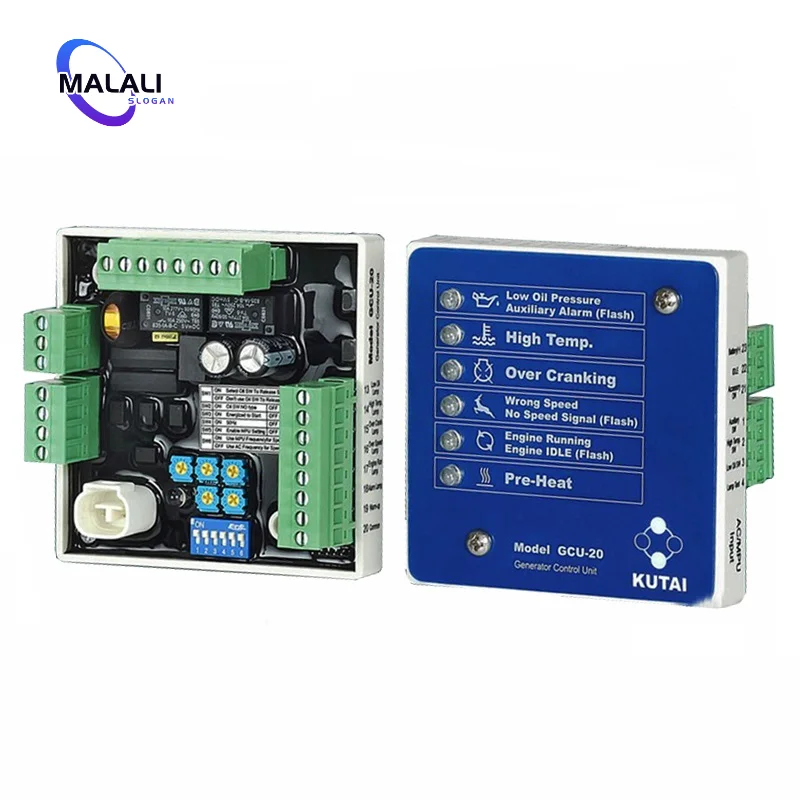 Set Generator otomatis P3K GCU-20, Unit kendali Generator modul kontrol otomatis