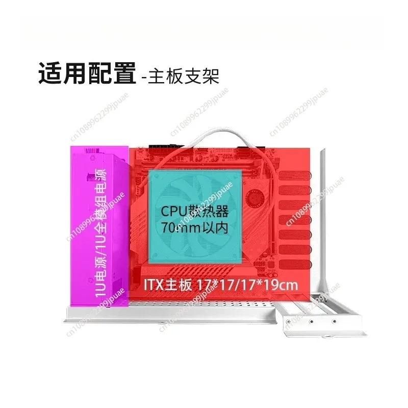 Multi-Drive NAS Network Storage Chassis 1U Rack Mount Mini Desktop Server Case DIY Home Cloud Storage Mini Host Computer Cabinet - view 3