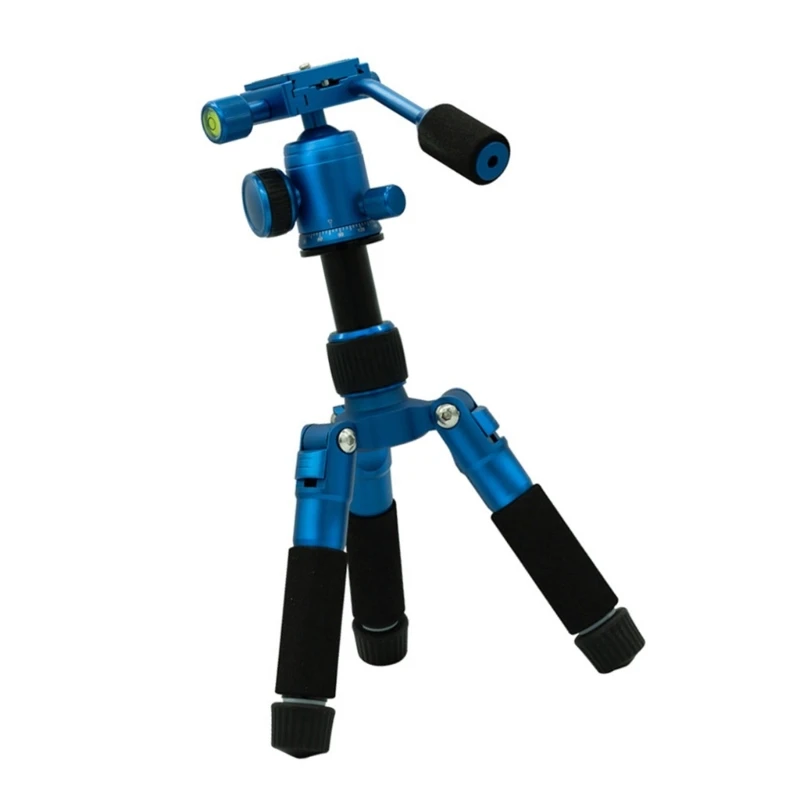 Tripod Mini 20 Inci dengan Kepala Rotasi 360 Derajat Kapasitas Beban Aluminium Hingga 11 Lbs untuk Kamera dan Ponsel Ramah