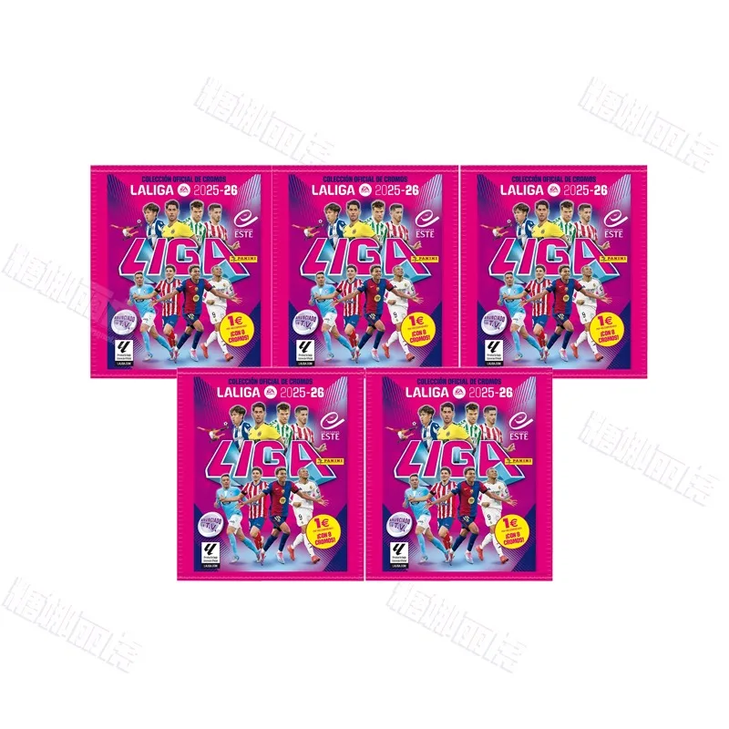 2025-26 ملصقات سلسلة Panini La Liga الموقعة بواسطة Panini Star Kayamar، هدية تزيينية جميلة لكرة القدم المتوفرة #4