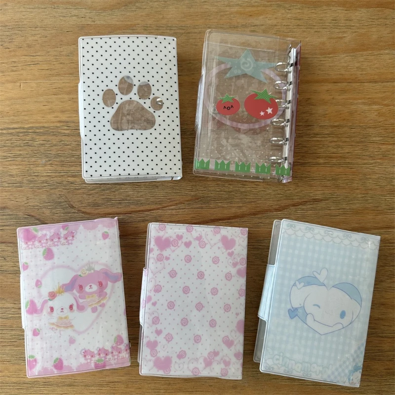 Cute Puppy PVC Photo Album for 3 Inch Idol Anime Card A7 Picture Storage Case Kpop Card Binder Colletion Book Photocard Holder