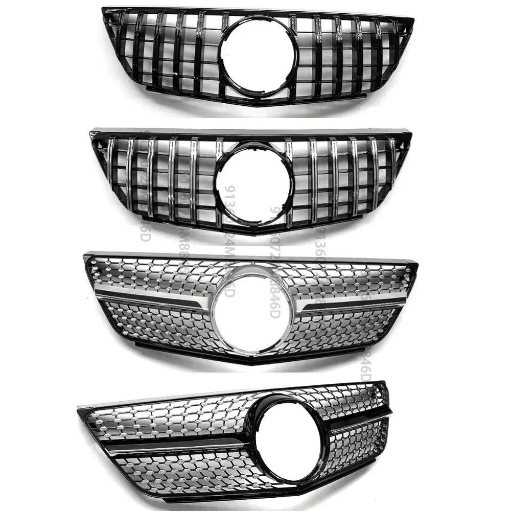 For Mercedes B-Class W245 Front Grille 2009 2010 2011,GT Racing Style Mesh Grille Replacement,Car Exterior Accessories