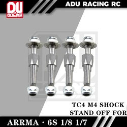 ADU Racing  TC4 M4 SHOCK STAND OFF FOR ARRMA 6S 1/8 AND 1/7