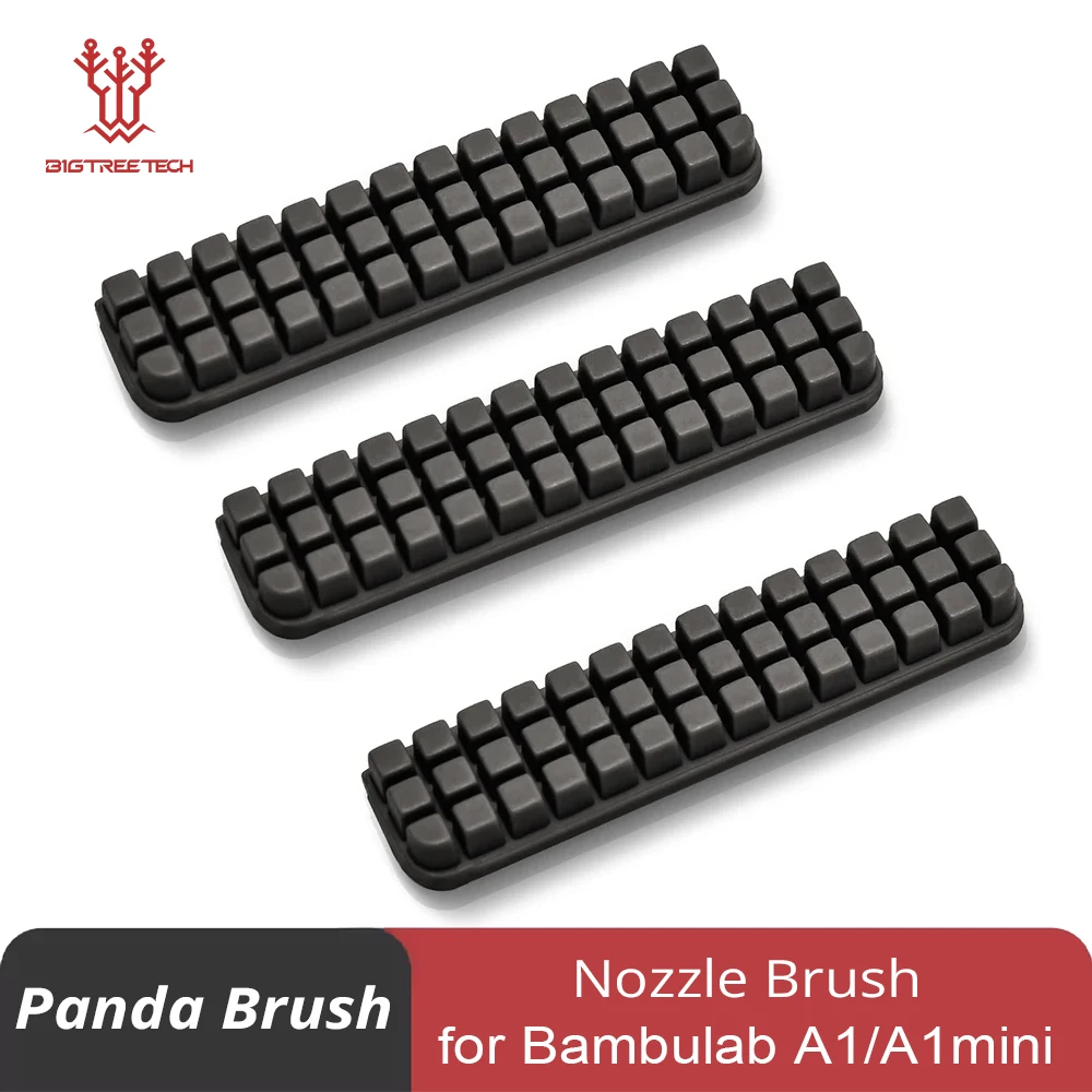 

BIGTREETECH щетка с насадкой для панды для Bambu Lab A1/A1, мини-очиститель, силиконовая щетка, инструмент с установленной на парник, аксессуары для 3D-принтеров
