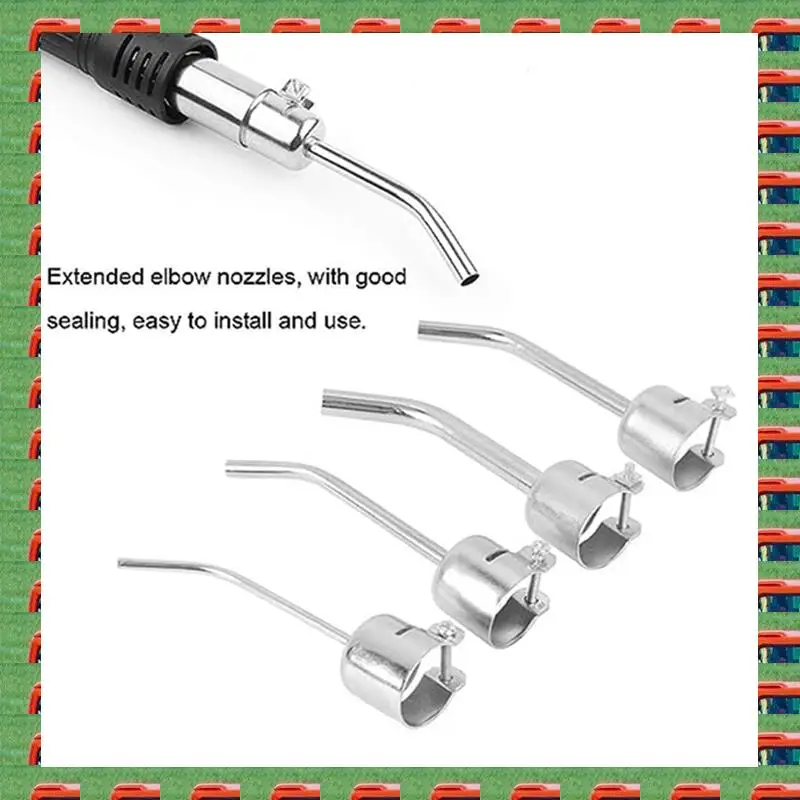 

1 Set Universal 850 Hot Air Nozzle Extended Elbow Nozzle (With Color Difference)