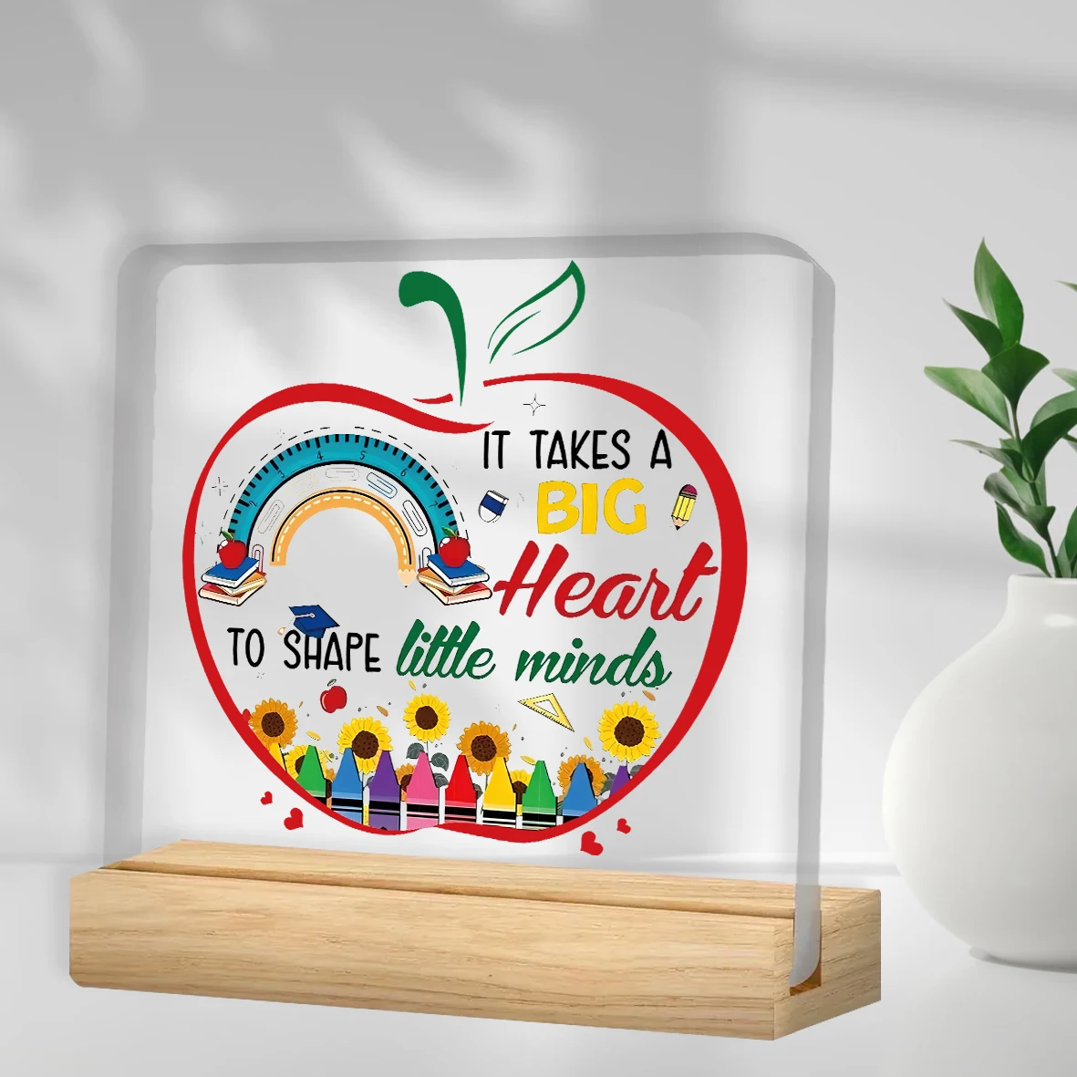 Teacher Appreciation Acrylic Sign - 