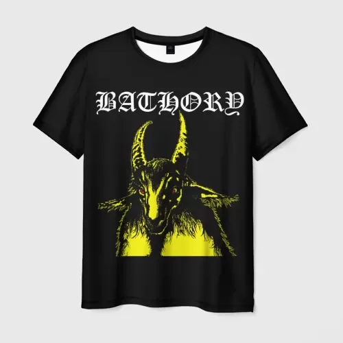 Classic Rock Bathory 3D Print T-shirts Men Women Hip Hop Trend Short Sleeve Round Neck Tops Tees Oversized Street Men's Clothing