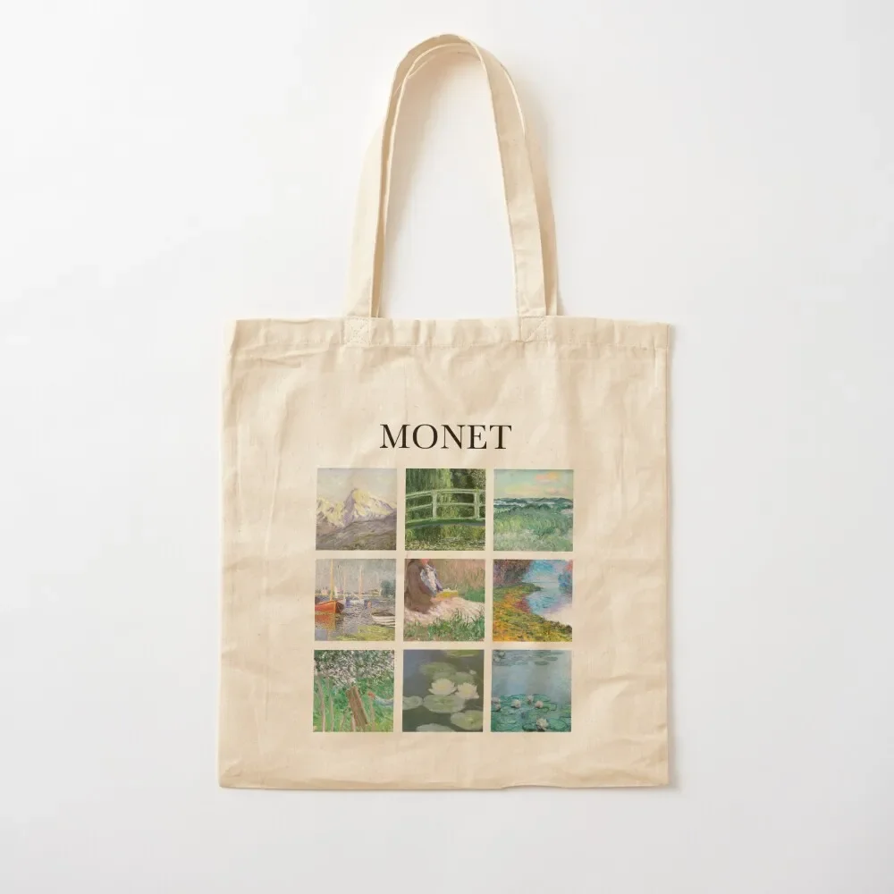 

Claude Monet - Collage Tote Bag handbag Customizable tote bag Tote Bag