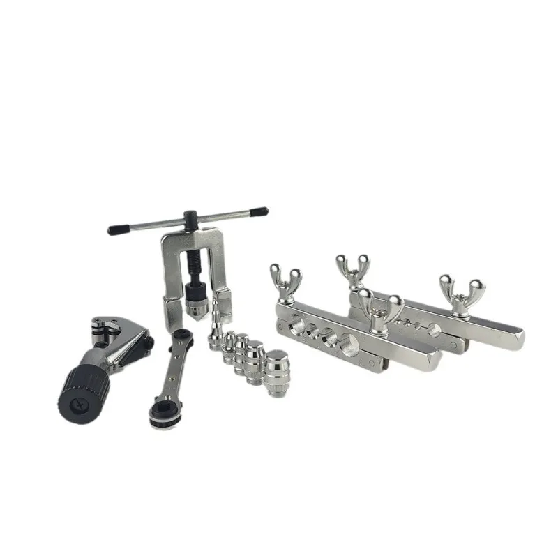 CT‑278 Tube Expander Flaring Tool 3‑19mm 10‑Piece Set Copper Pipe Swaging Reaming Refrigeration Repair Kit