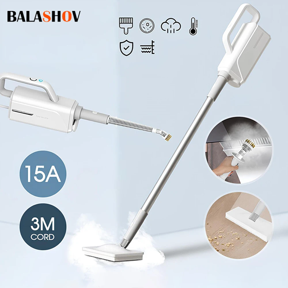 Steam Mop Cleaner for Home, High Temperature Steam Cleaner Air Conditioning Kitchen Cleaning Machine Steam Mop for All Floors