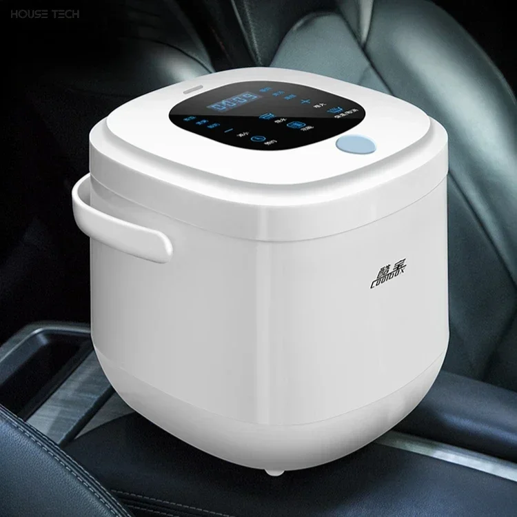 electric rice cooker new rice cooker 12v car self-driving tour 24v large truck heating water car home dual use