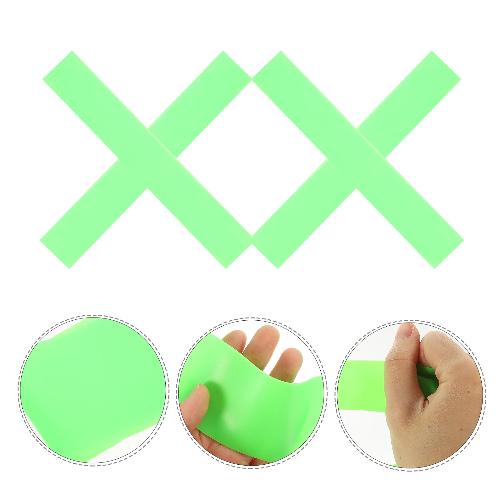 10pcs Elastic Colorful Stretchy Fixing Bands For Classroom Office Chair Leg Relaxing Fidgety Feet Bands Multi-Use Practical