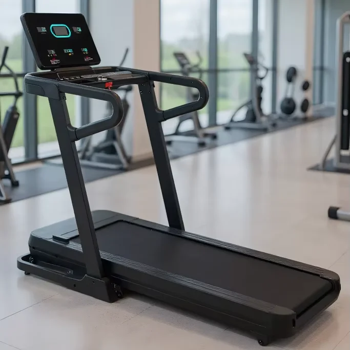 جهاز سير كهربائي ذكي 2025 مزود بميل تلقائي وشاشة LED لآلة المشي في صالة الألعاب الرياضية التجارية التي تتميز بوظيفة السعرات الحرارية