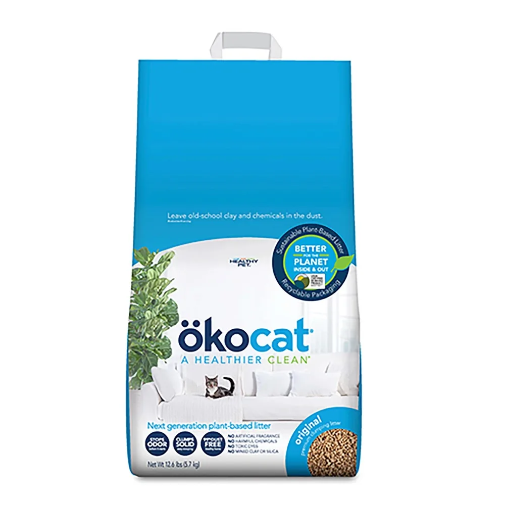 

Original Premium Clumping Natural Wood Cat Litter, Dust Free, Unscented, 12.6 lbs