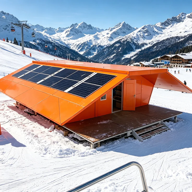 Luxury Double‑decker Foldable Expandable Container House Modular Homestay Cabin Insulated Portable Villa For Tourist Attractions