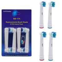 (4PCS/8PCS/16PCS/20PCS)SB-17A Soft Dupont Bristle Precision Cleaning Tooth Brush Head Compatible For Oral B