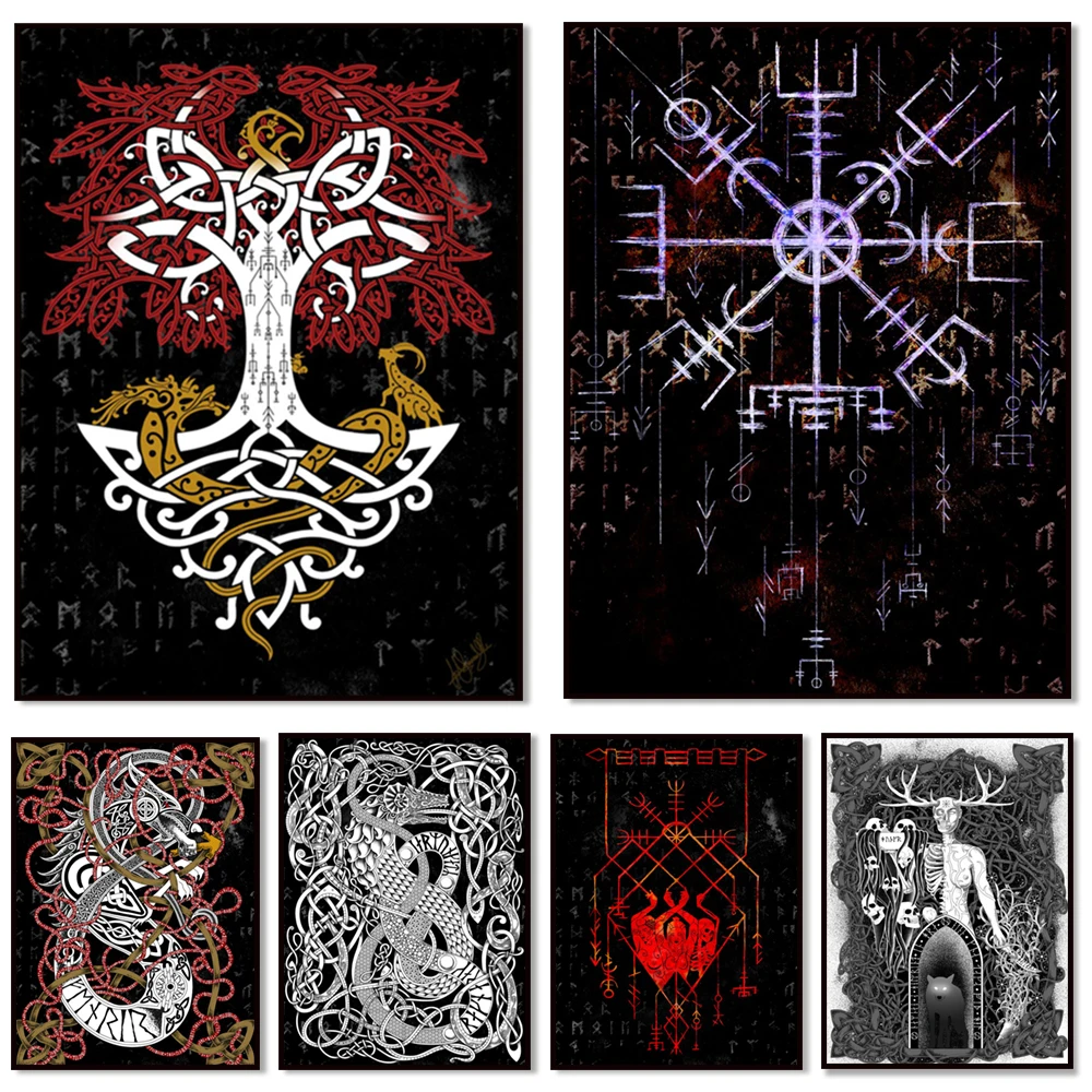 Freya Norse Goddess Poster Painting Picture Wall Decor