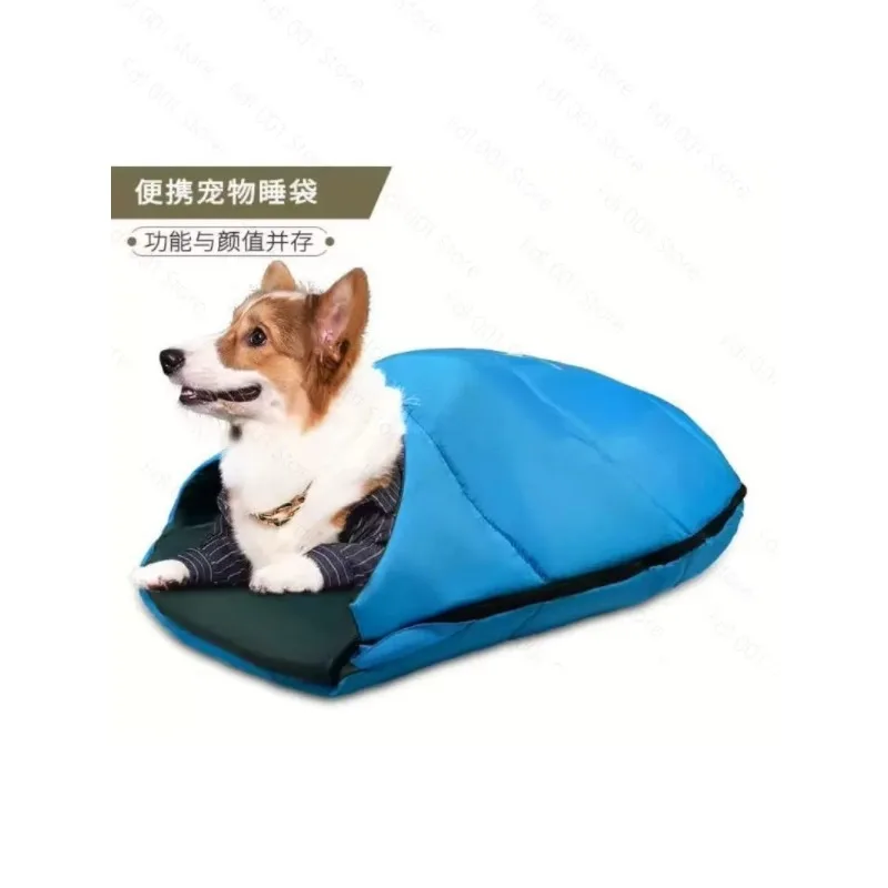 2026 Mummy Style Pet Thermal Sleeping Bag Lightweight Waterproof Portable Outdoor Camping Winter for Dog Cat