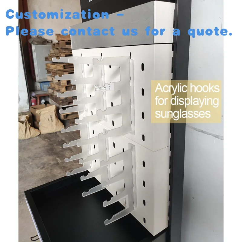 

custom.Mingtang Modern Rack Eyewear Frame Shop Showcase and Optical Store Display Stand with Mirror Optical Shop Floor Displ