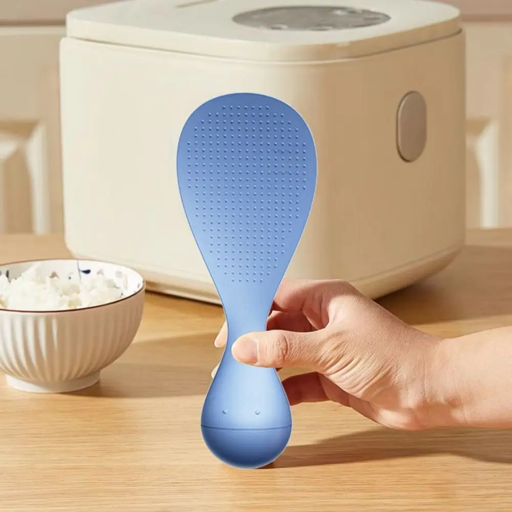 

Non-Stick Tumbler Rice Spoon Food Grade Thickened Standing Rice Spoon Heat Resistant Easy to Clean Rice Cooker Scooper