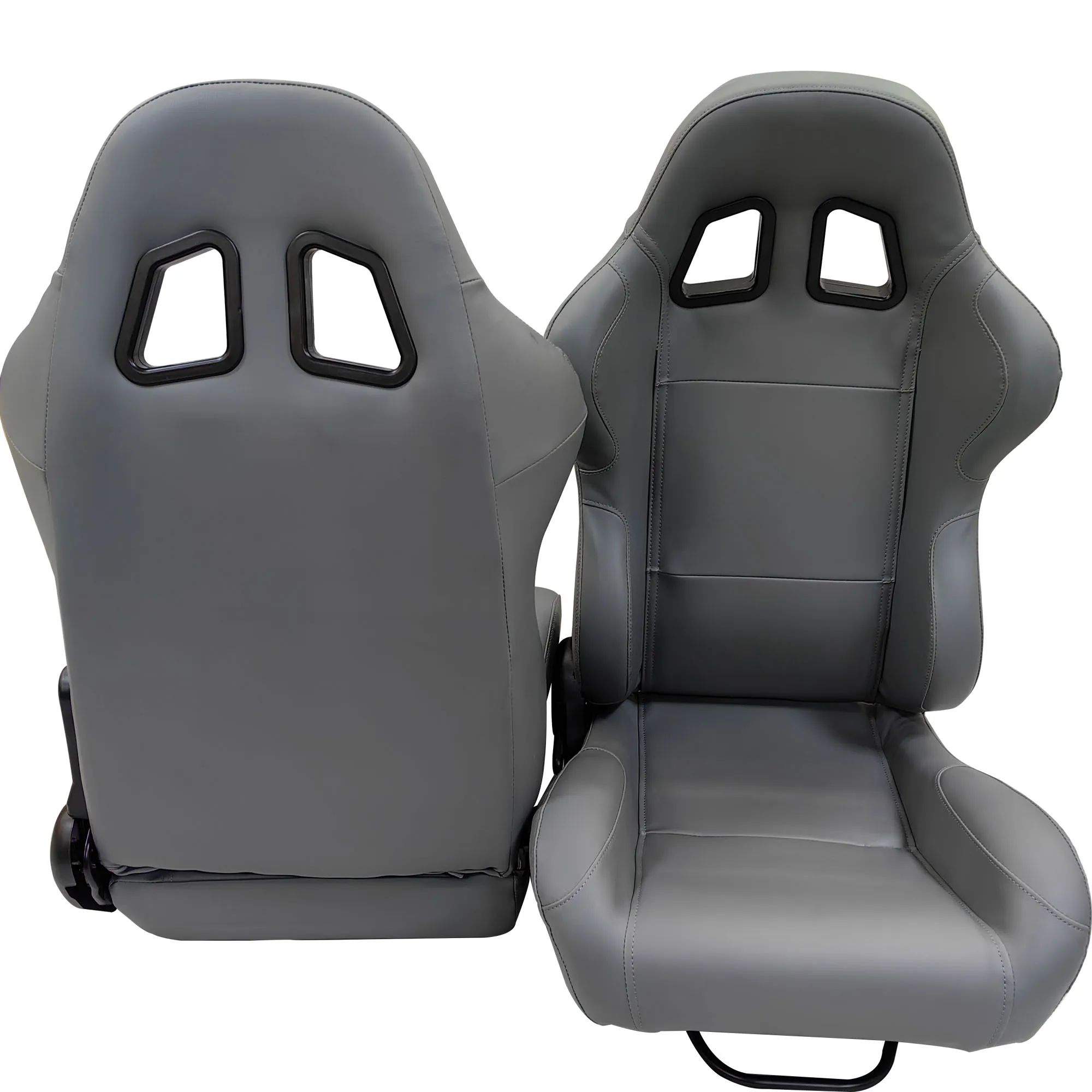 JBR1001 Wholesale Gray PVC Racing Seat For Sim Universal Car Seat