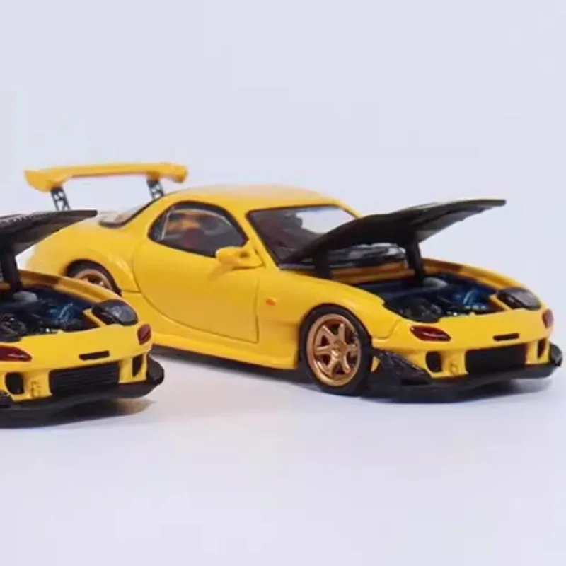 BSC Diecast 1/64 Scale MASTER Alloy Car Model FD3S MASTER RX7 Play Vehicles Toys for Boys Original Box