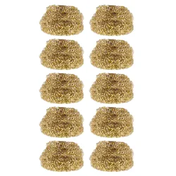 10 Pcs Sponges Soldering Iron Tip Cleaner Brass Cleaning Ball for Irons Wire Copper Nozzle