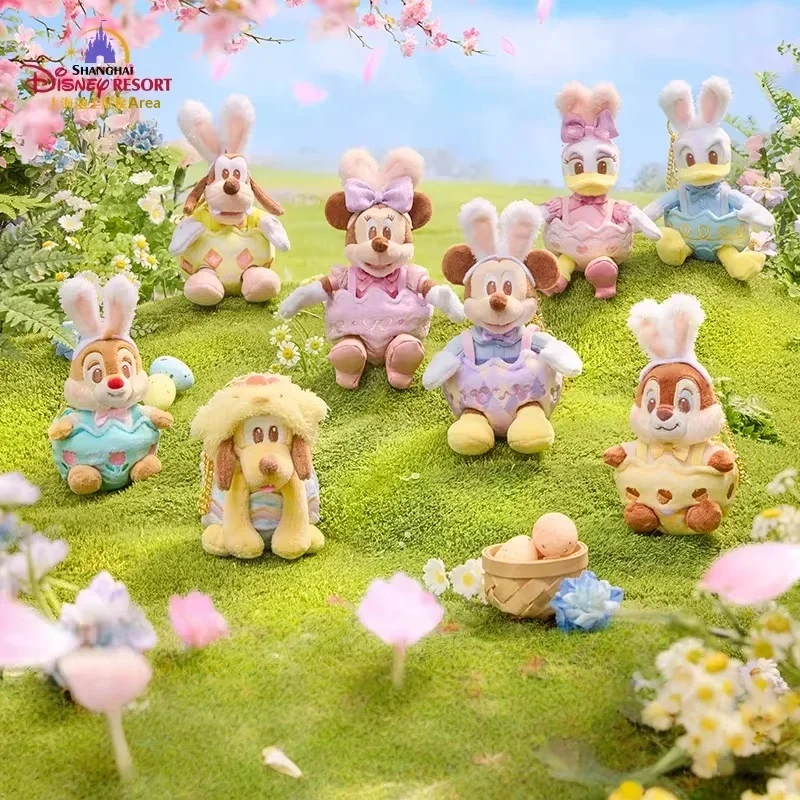 

Плюшевый брелок Disney: Пасхальное яйцо, Зайчик, Микки, Минни, Дональд Дак, Дейзи, Гуфи, Чип и Дейл — подвеска для сумки