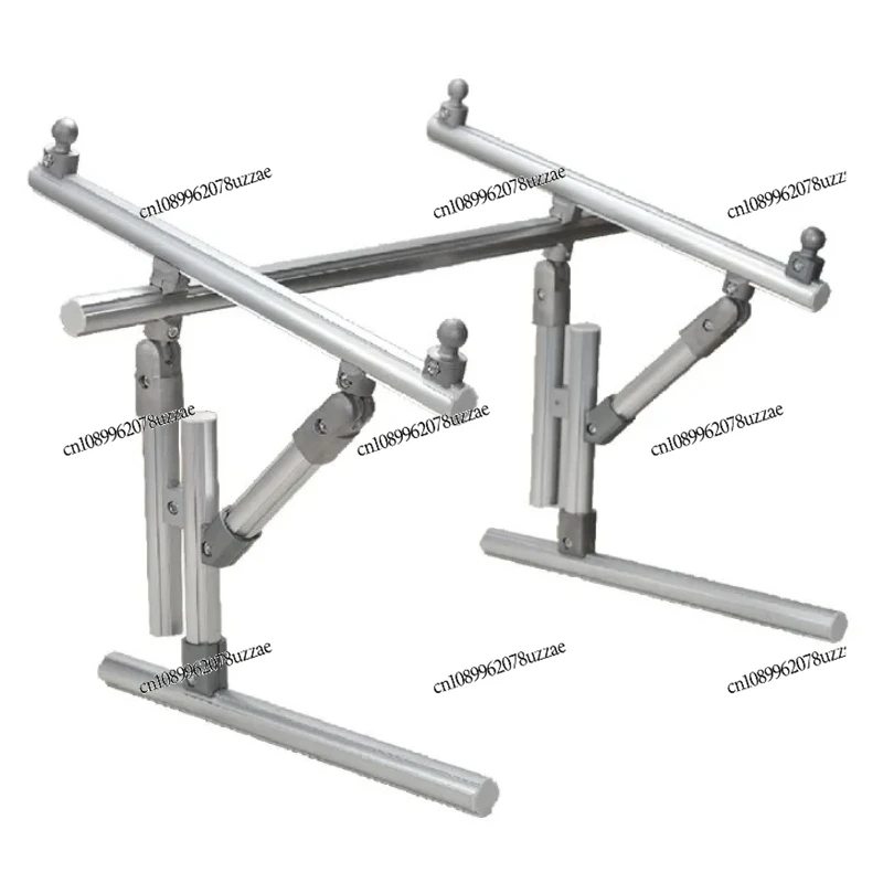 Reinforced Cross Stitch Frame Bed V-Stretch Frame Aluminum Alloy Adjustable Embroidery Frame Stand
