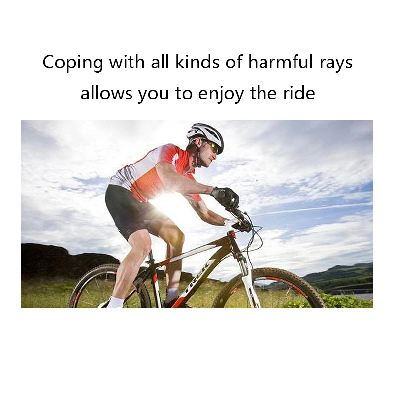 Outdoor Riding Motorcycle Sunglasses Cycling Goggles Sports Bike Black Frame Eyewear Windproof Motorcycle Equipments 4 Colors