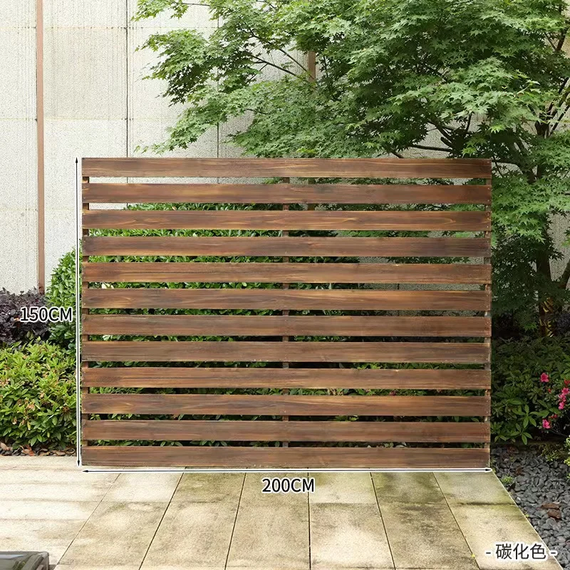 Anti-corrosion wood fence terrace partition wood fence villa garden fence fence fence outdoor screen stopper decoration