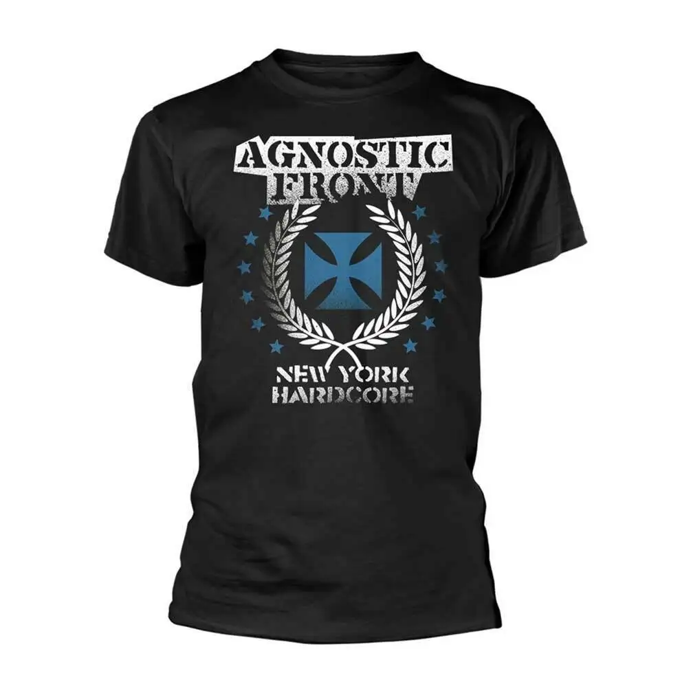 

Agnostic Front 'Blue Iron Cross' T shirt - NEW