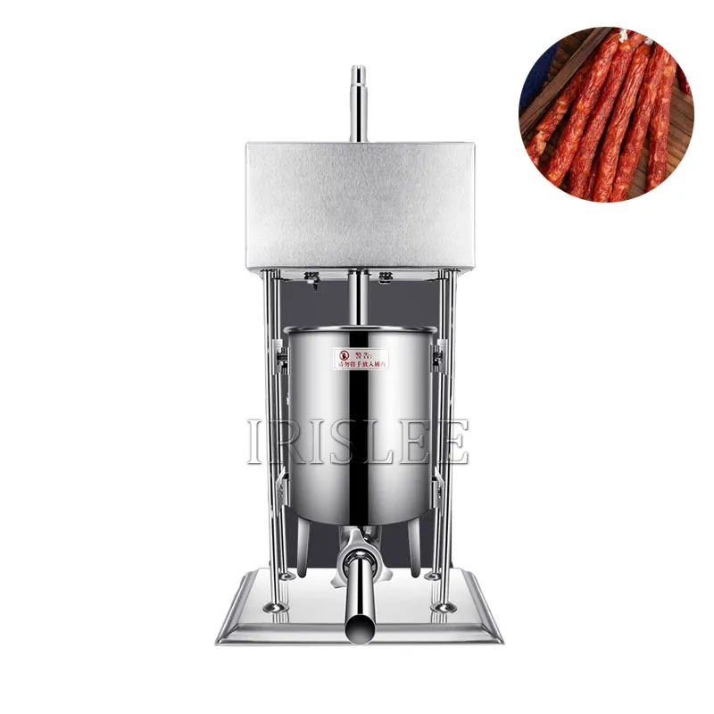 Stainless Steel Sausage Meat Fill Machine Sausage Maker Syringe Filling Sausage Stuffer Homemade