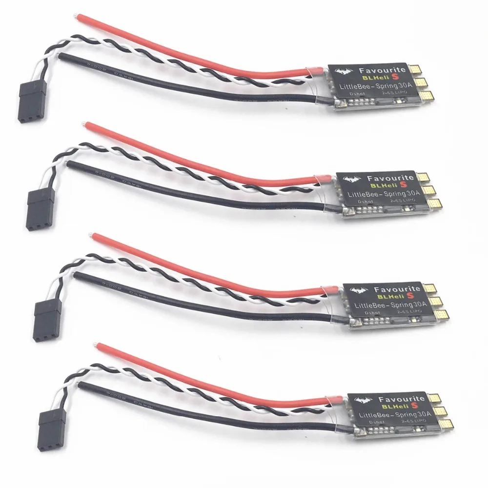 2-6S 20A / 30A Oneshot42 OneShot125 for FPV Drone Multicopter Little bee Spring Brushless ESC BLHeli-s Speed Controller