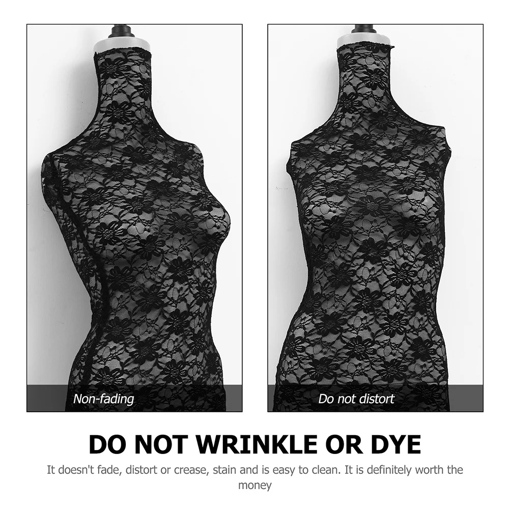 

2Pcs Mannequin Cloth Cover Cotton Fabric for Dress Form Smooth Non-Fade Wrinkle Resistant Jewelry Clothing Display Decorative