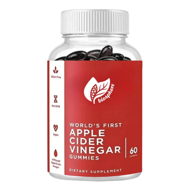 

Яблочный уксус, жевательные конфеты с витамином - 60 капсул - витамином B12, без желатина, без глютена, вегетарианский и без ГМО