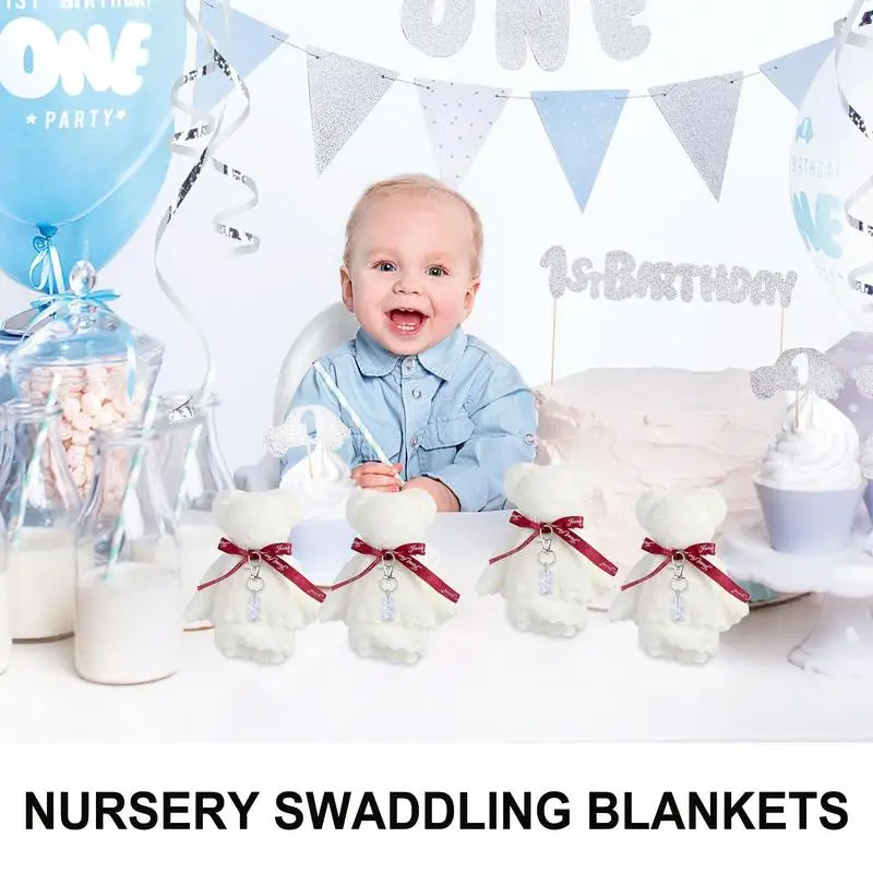 

Bear Baby Shower Favors Baby Shower Bear Shape Coral Fleece Hand Towels 10X Baby Shower With Organza Bag Bear Hand Towels For