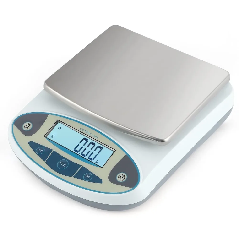 

High Precision Digital Lab Scale Analytical Electronic Balance 0.01g Accuracy for Jewelry Kitchen Weighing (5000g, 0.01g)