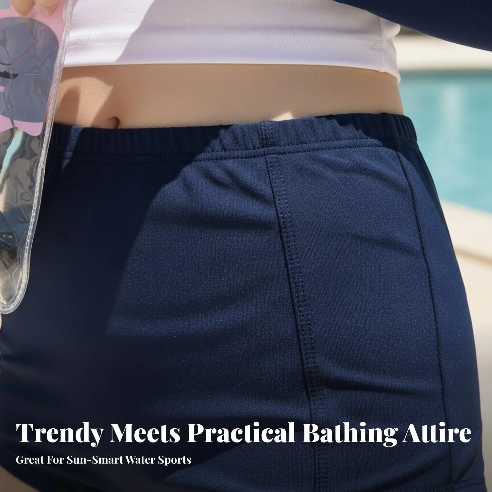 

Купальник-двойка с длинными рукавами в корейском стиле, комплект бикини с длинными рукавами, бикини с высокой талией и шортами-бойшортами, защита от солнца