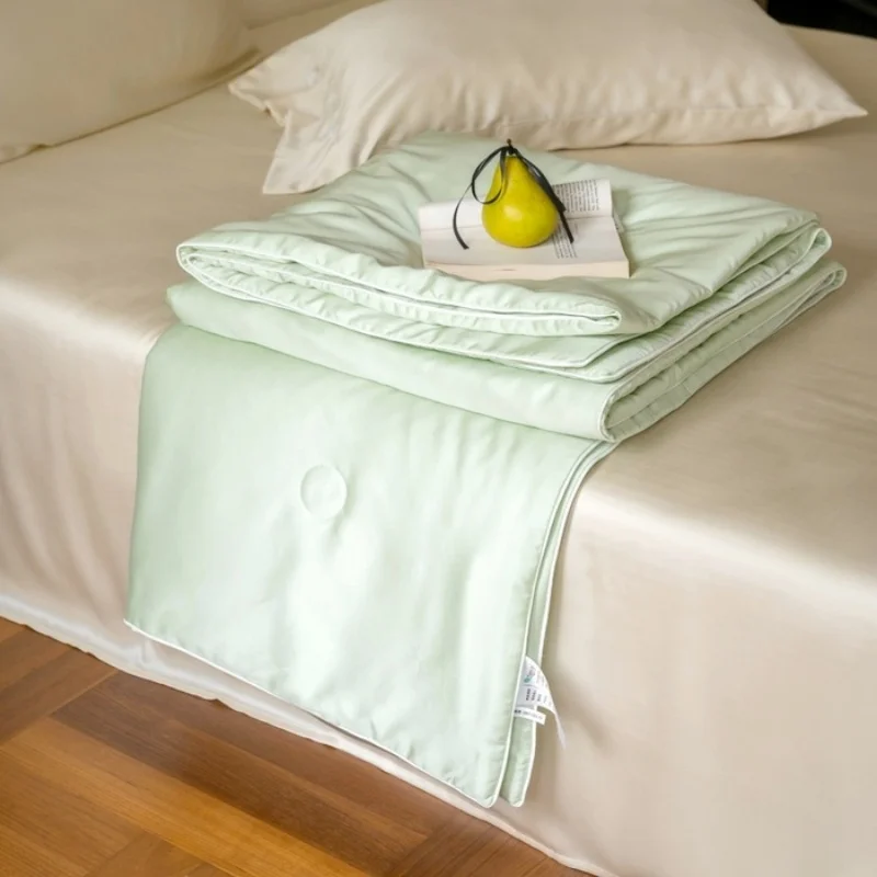 

Новое летнее одеяло из лиоцелла, охлаждающее, однотонное, для дома и офиса, шелковистое, для взрослых, размер Queen, дропшиппинг